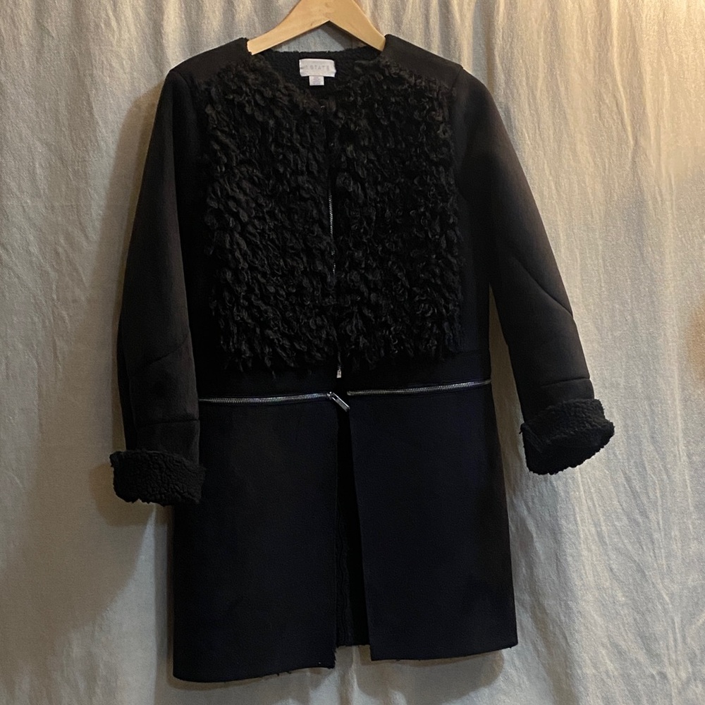 1. State Black Teddy Jacket
